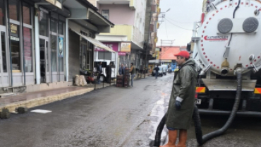 YOĞUN YAĞIŞLARIN ARDINDAN EKİPLERİMİZ SAHADA