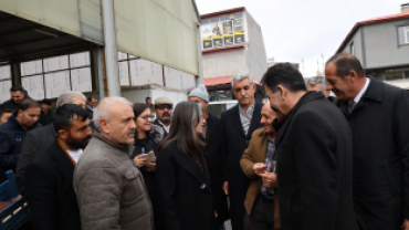 PAZAR ESNAFI ZİYARETİ GERÇEKLEŞTİRİLDİ