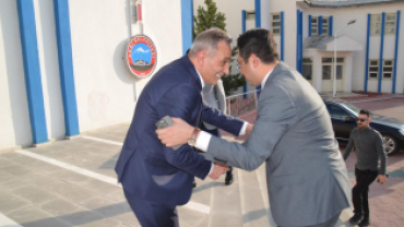 İlçe Kaymakamlardan Başkan Karadoğan'a Tebrik ziyareti