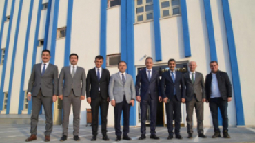 İlçe Kaymakamlardan Başkan Karadoğan'a Tebrik ziyareti