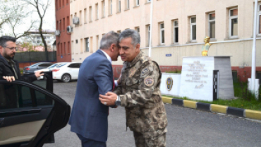 Başkan Karadoğan; İl Jandarma Komutanı ve İl Emniyet Müdürüne İadei Ziyaret yaptı.