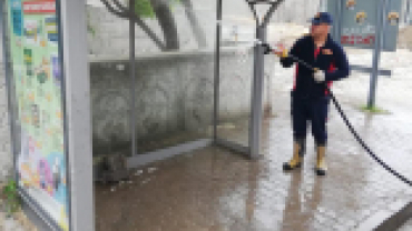 Ağrı Belediyesinde Kurban Bayram Öncesi Temizlik Çalışması
