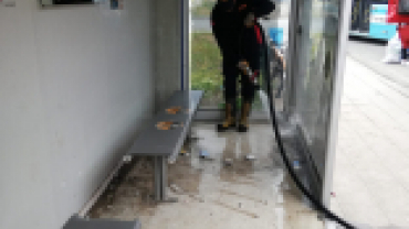 Ağrı Belediyesinde Kurban Bayram Öncesi Temizlik Çalışması
