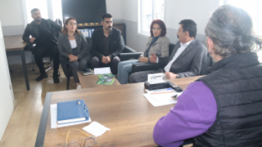 Ağrı Belediyesi Eş Başkanı Memet Akkuş, Katı Atık Depolama Merkezi enerji üretim santralinde incelemelerde bulundu.