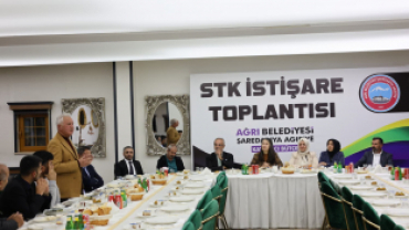AĞRI BELEDİYESİNDEN SİVİL TOPLUM KURULUŞLARIYLA İSTİŞARE BULUŞMASI