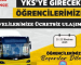AĞRI BELEDİYESİ’NDEN YKS ÖĞRENCİLERİNE VE VELİLERİNE ÜCRETSİZ ULAŞIM DESTEĞİ